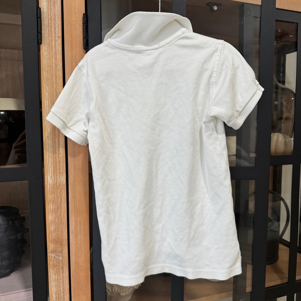 TBBC Prim & Proper Polo short sleeve toddler boys Worth Avenue White Stork pima - Picture 8 of 8